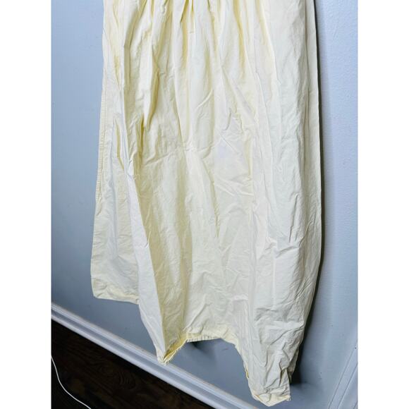 RONNY KOBO Yellow 100% Cotton Sleeveless Corset Midi Dress size 6 - Picture 7 of 16